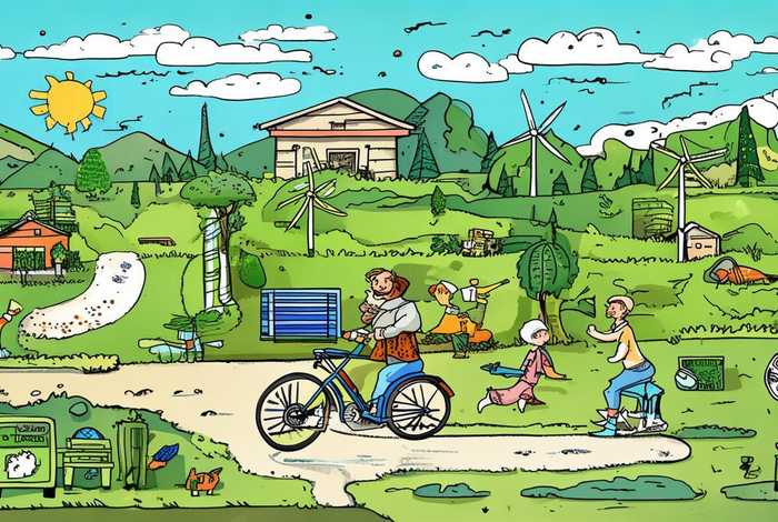 低碳生活和保护环境图片（低碳生活保护环境手抄报图片）