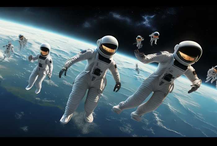 航天员在太空的视频、航天飞行员在太空中的视频