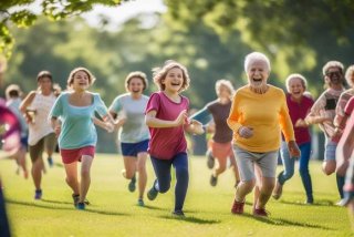 快乐运动健康生活绘画 运动健康快乐主题绘画