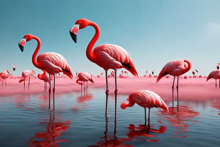 火烈鸟生活在哪里陆地还是水里，火烈鸟是生活在陆地上吗