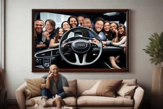 奥迪方向盘图片生活照；奥迪方向盘照片生活照