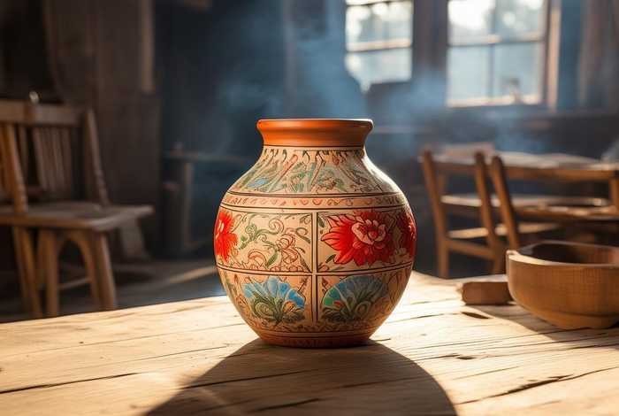 50年代农村；50年代农村罐子图片