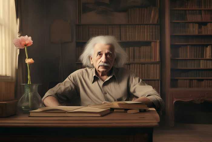 爱因斯坦生活很简朴的阅读短文，爱因斯坦简单低调的生活