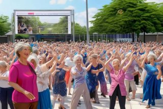 广场舞感谢视频，广场舞感谢视频背面视频教学