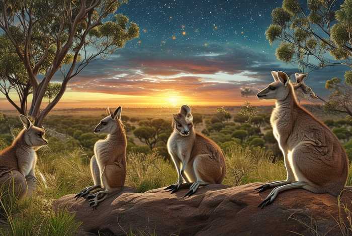 袋鼠的生活在哪里，袋鼠的生活在哪里英语