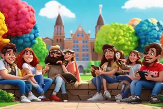 大学生活图片素材 - 大学生活图片素材卡通