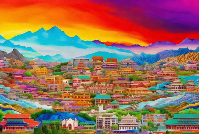 彩色的中国 - 彩色的中国串词