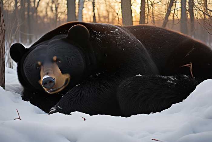 黑熊在哪里过冬 - 黑熊在哪里过冬的