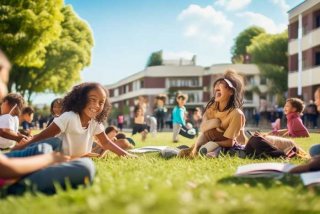 快乐的校园生活作文200字（快乐的校园生活作文200字300字左右）