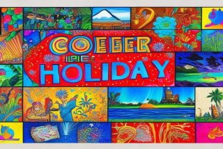 多彩的假期生活手抄报竖版、多彩的假期生活手抄报竖版模板