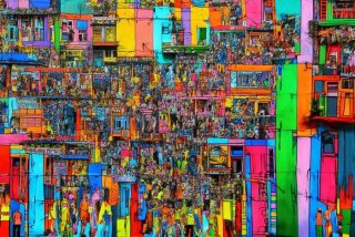 彩色的生活抖音模板，彩色的生活抖音模板图片