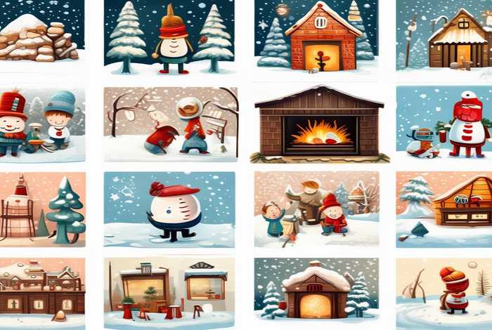 寒假生活简笔画图片、寒假生活简笔画图片大全