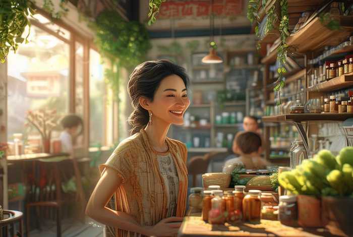 芳芳的幸福邓龙药店；邓龙芳芳药店幸福生活