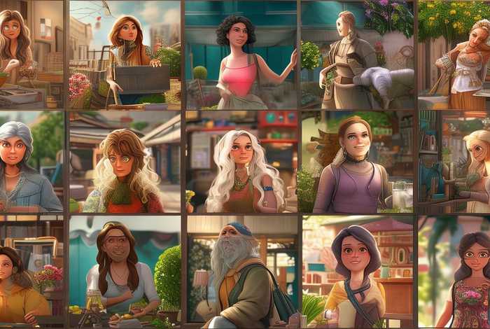 另一种妇女生活人物形象 - 另一种妇女生活人物形象描写