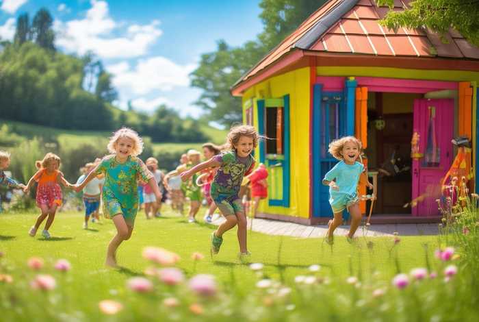 儿童画假期有趣的事、画一画假期中有趣的事情