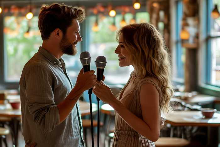 夫妻对唱式秀恩爱拍照姿势图,适合夫妻对唱的流行歌曲 夫妻对唱式秀恩爱拍照姿势图,适合夫妻对唱的流行歌曲