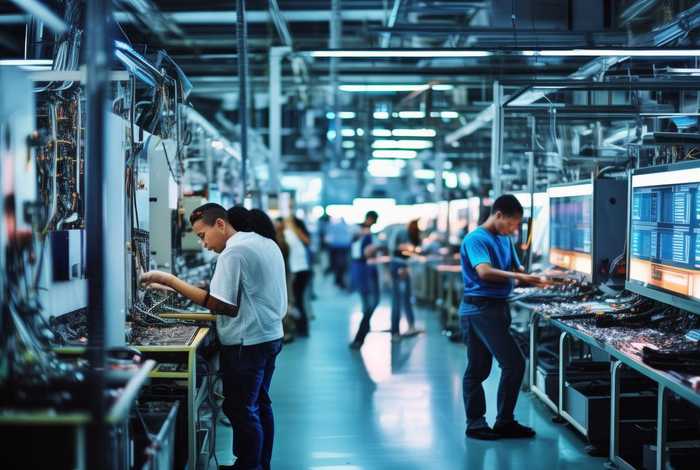 电子厂生活环境图片；电子厂生活环境图片大全