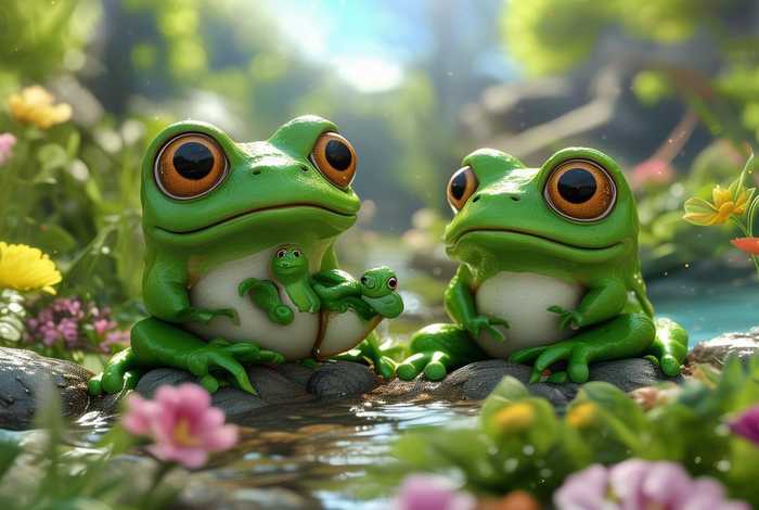 绿豆蛙给生活加点料生宝宝；绿豆蛙的特点