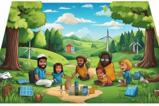 低碳生活海报作品简介（低碳生活海报作品简介内容）