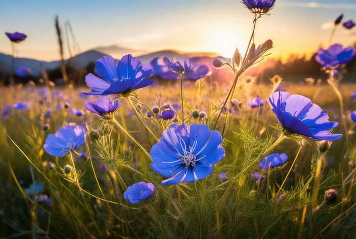 蓝花草生活习性(蓝花草生活环境) 蓝花草生活习性(蓝花草生活环境)