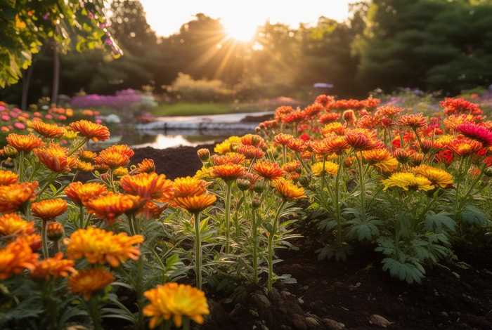 介绍菊花的生长环境；介绍菊花的生长环境环境说明文