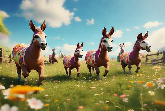 驴生活条件图片，驴生活条件图片卡通