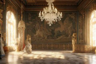 宫里的生活方式，形容宫里的生活