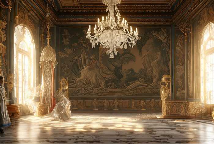 宫里的生活方式，形容宫里的生活