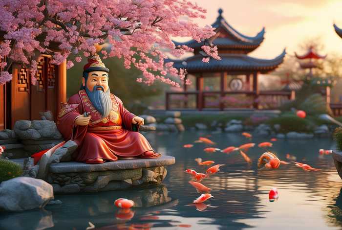 财神爷生活 财神爷的悠闲生活