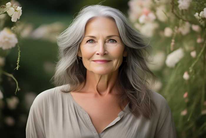 45岁中年妇女的生活照，45岁女人生活照片 素颜