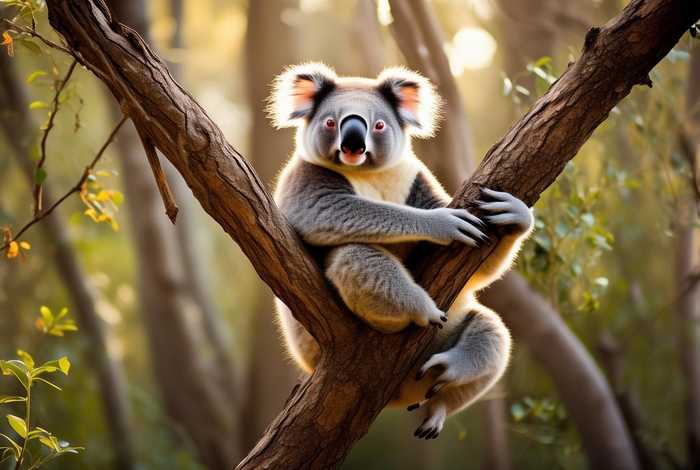 考拉的生活习性和饮食规律 - 考拉的生活特征和生活方式
