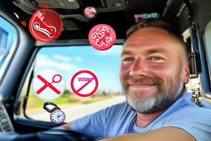 货车司机生活中不能干什么（货车司机生活中不能干什么事情）