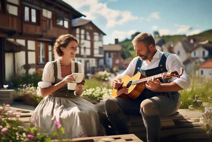 德国人的生活习惯图片、普通德国人的生活