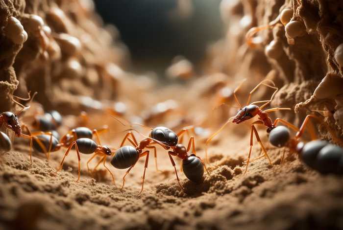 白蚁群居生活及分工 - 白蚁的群居生活