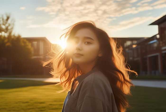 大学生活图片唯美，大学生活图片唯美背影