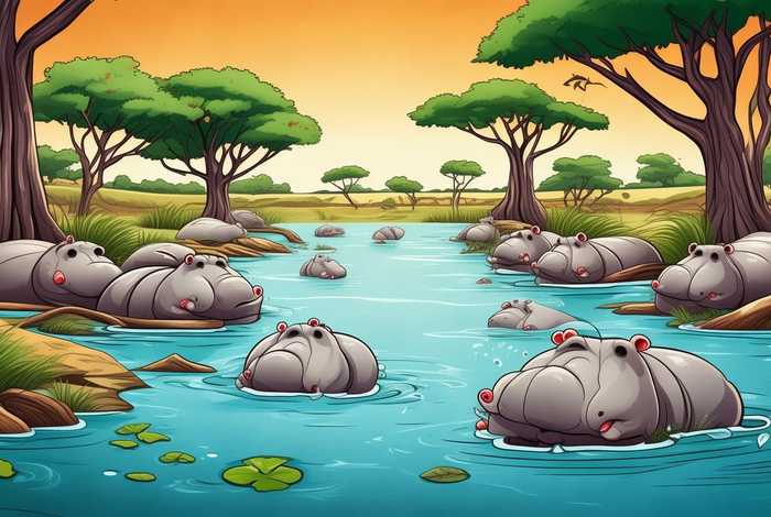 河马生活在哪里简笔画(河马生活在哪里用英语怎么说) 河马生活在哪里简笔画(河马生活在哪里用英语怎么说)