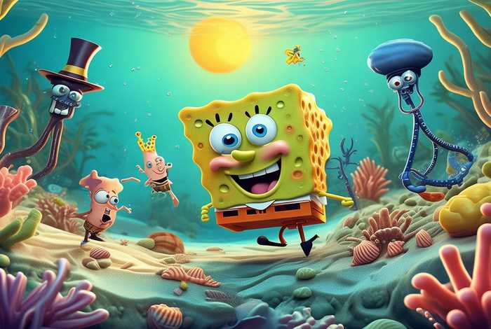 海绵宝宝海底世界作品；海绵宝宝海底世界作品简介