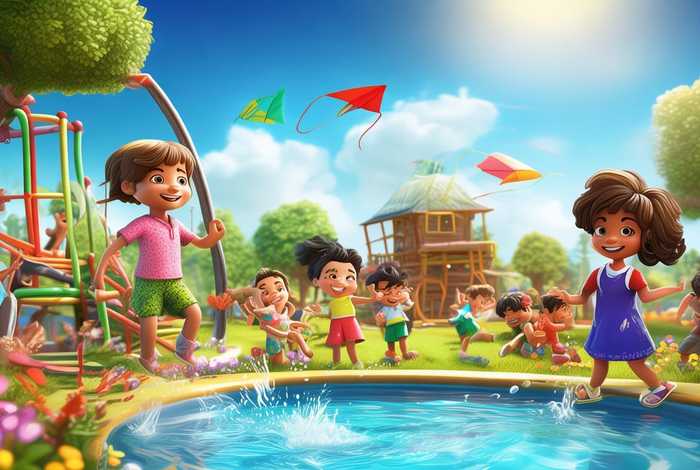 丰富多彩的童年生活看图写话二年级 丰富多彩的童年生活看图写话二年级下册