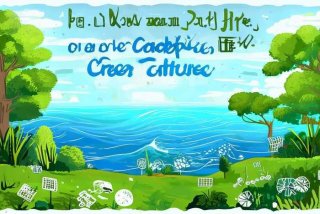 绿色生活蓝色未来低碳主题小报，低碳生活,绿色未来手抄报