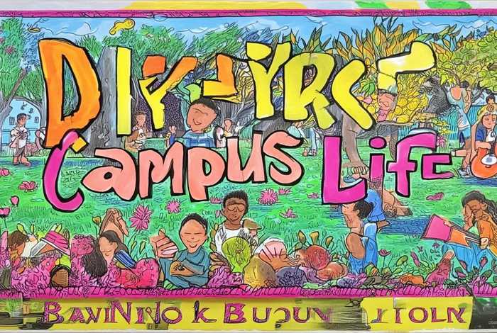 多彩的校园生活手抄报第一名 多彩的校园生活手抄报模板