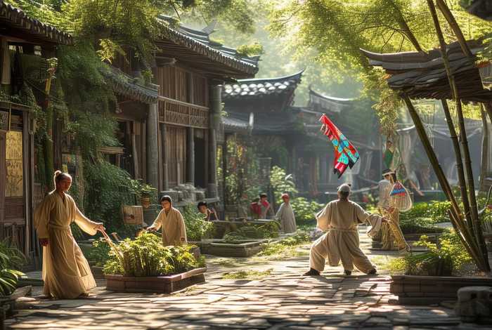 古代人在院子里的生活 - 古代人在院子里的生活视频