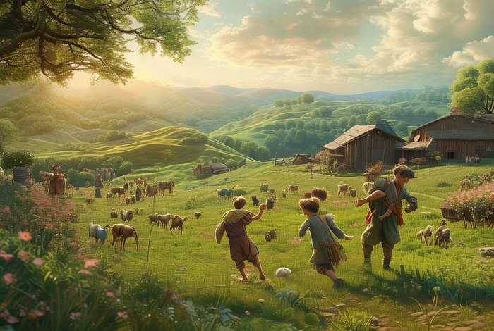 村民的生活思考他们该如何面对随之而来的饥荒呢 村民的生活很是惬意