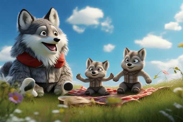 灰太狼的幸福生活三人图（灰太狼的幸福生活三人图片）