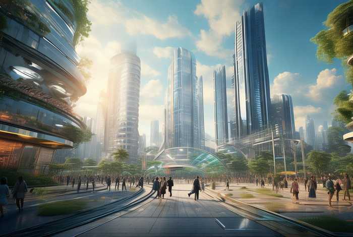 关于未来生活的画 - 关于未来生活的画画作品