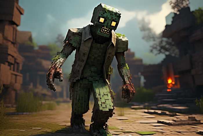 僵尸生活我的世界；我的世界僵尸的日常生活