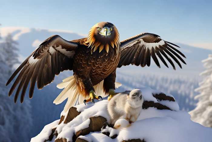 雕的生活地域和捕猎对象、雕捕捉猎物