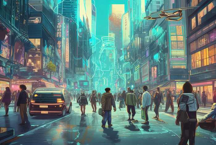 科技生活图；科技生活图怎么画