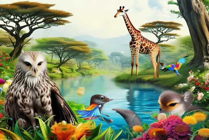 各种动物必须生活在一定的环境里 - 各种动物必须生活在一定的环境里英语