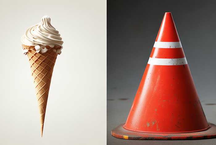 举出生活中两个圆锥形的物体 请举出两个生活中类似于圆锥形状的物体