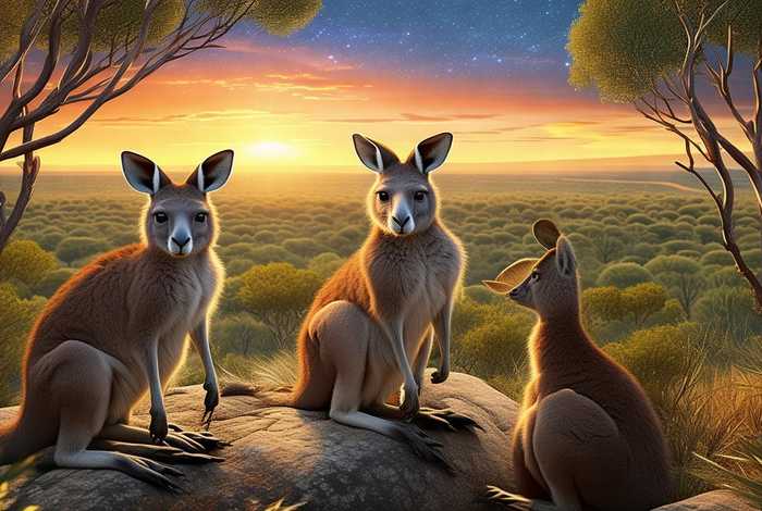 袋鼠的生活在哪里，袋鼠的生活在哪里英语